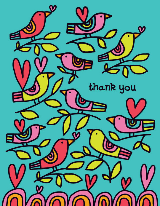 thank you card by Salli S Swindell