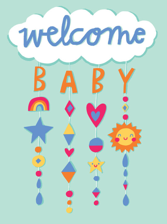 new baby card by Salli S Swindell