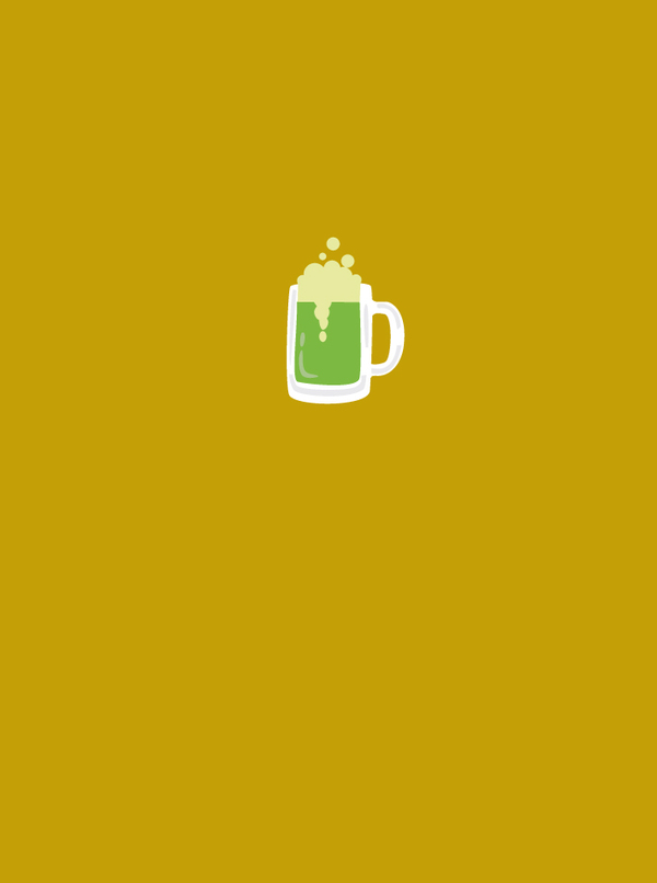 st pat-tiny mug o'beer