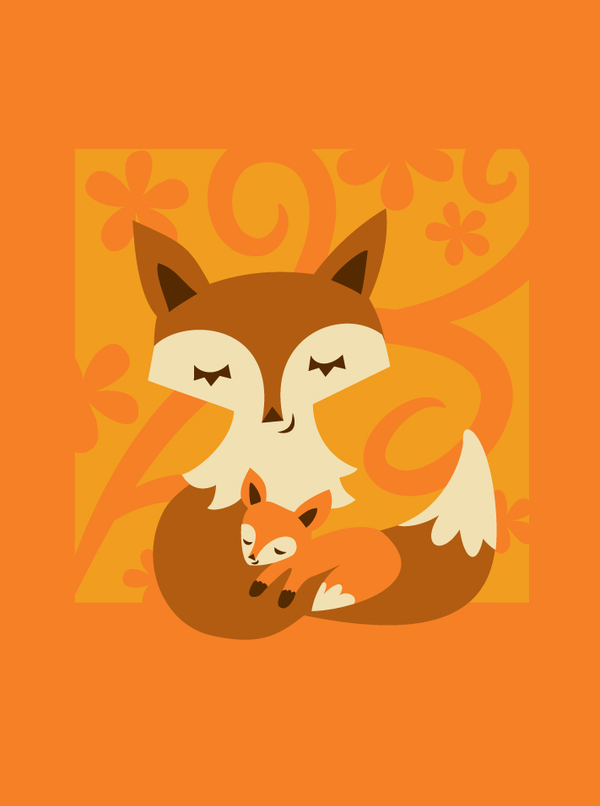 mothr-fox and kit