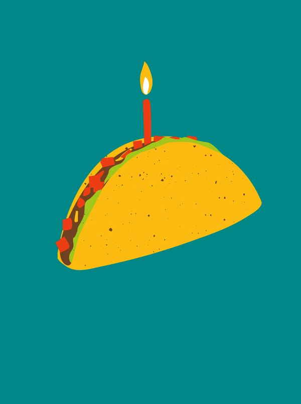 bday-awesome bday taco
