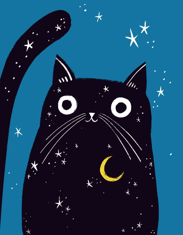 hall-cat with moon