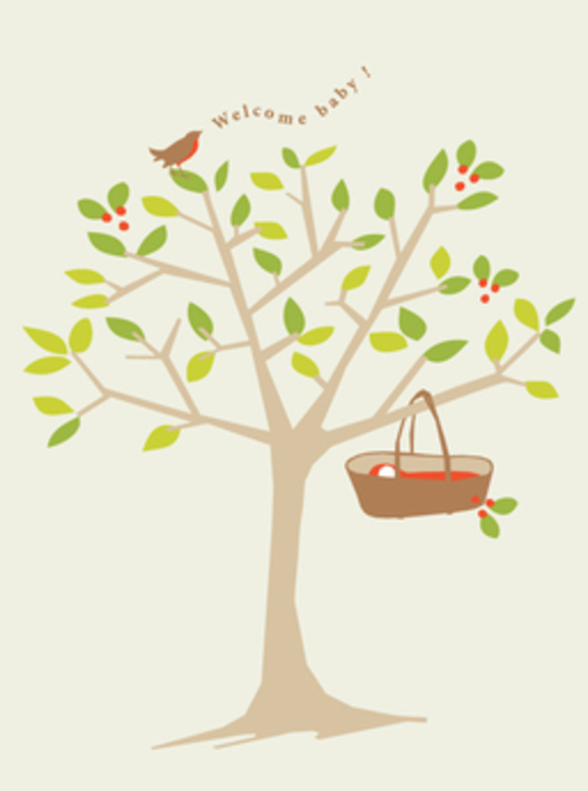 new baby card by Dale Chase Coykendall