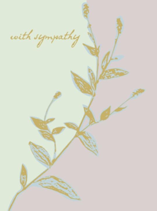 sympathy card by Susan Scott