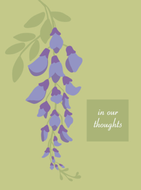 sympathy card by Teresa Woo Murray