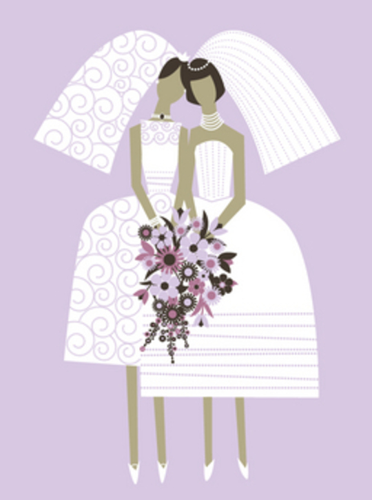 marriage card by Kathleen Casey