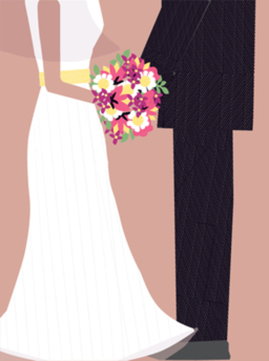 wedding card by Katie Webb