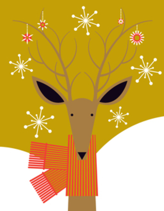 christmas card by Kathleen Casey