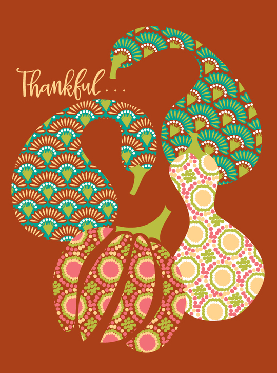 thanksgiving card by Sarah Frederking