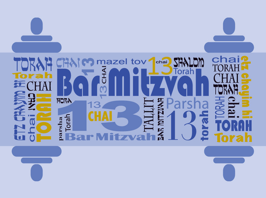 bar/bat mitzvah card by Ann Koffsky