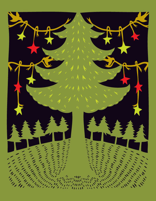 christmas card by Annie Howe