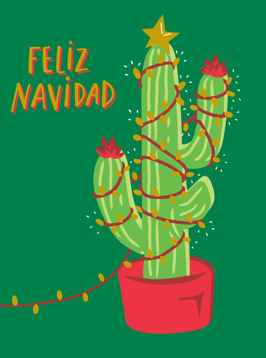 christmas card by Courtney Mayo