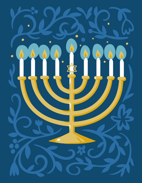 hanukah card by Courtney Mayo