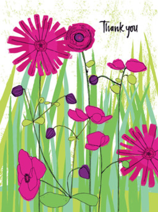 thank you card by Susy Pilgrim Waters