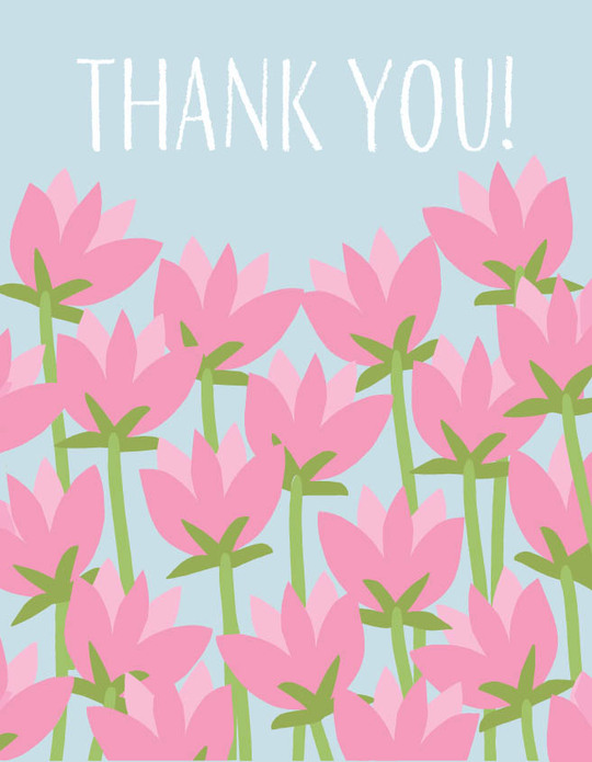thank you card by Katie Webb