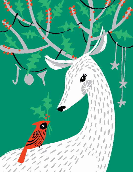 christmas card by Cori Dantini