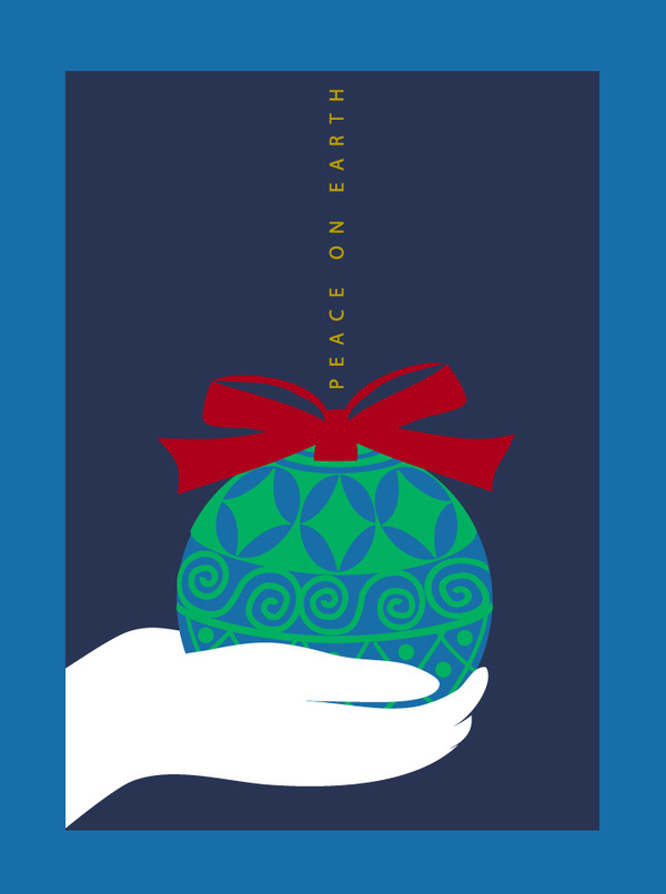 xmas-hands with ornament