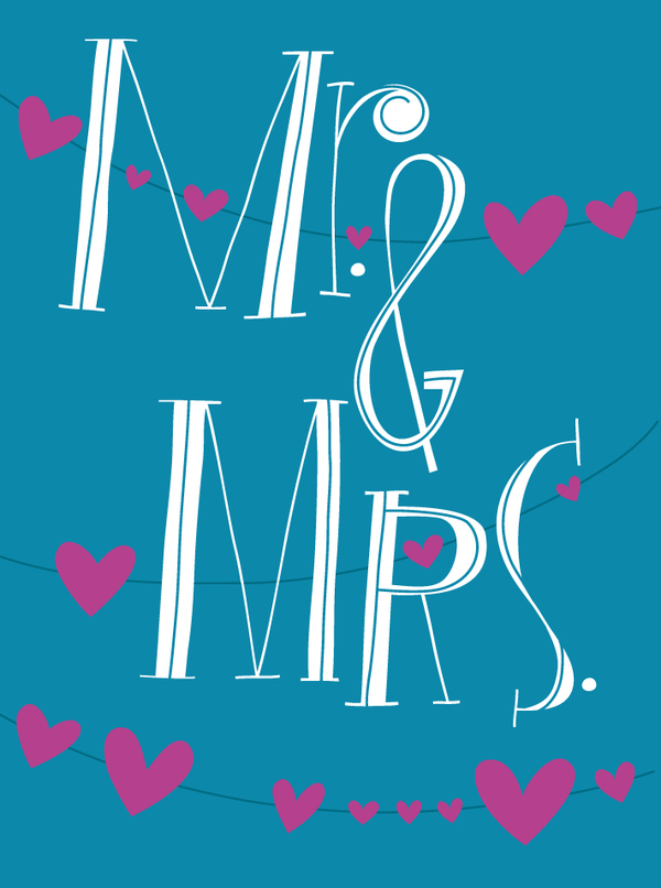 wedd-mr. and mrs.