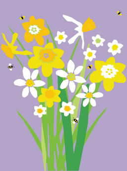 east-daffodil bouquet