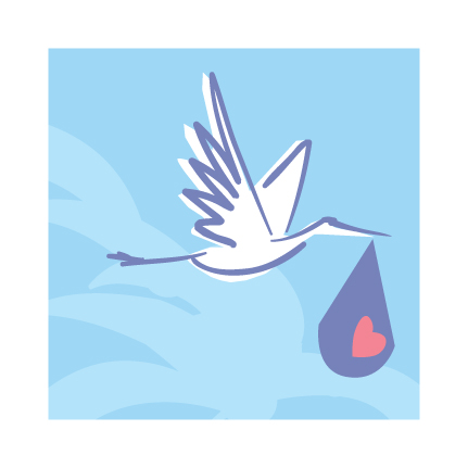gift-cloud stork