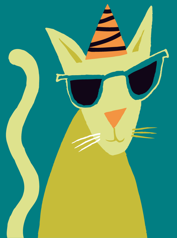 bday-cool cat