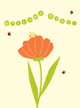 baby-baby in a flower