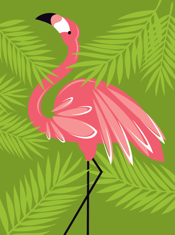 gwell-pink flamingo