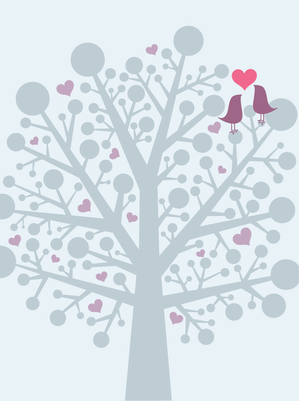 anni-love birds in a tree