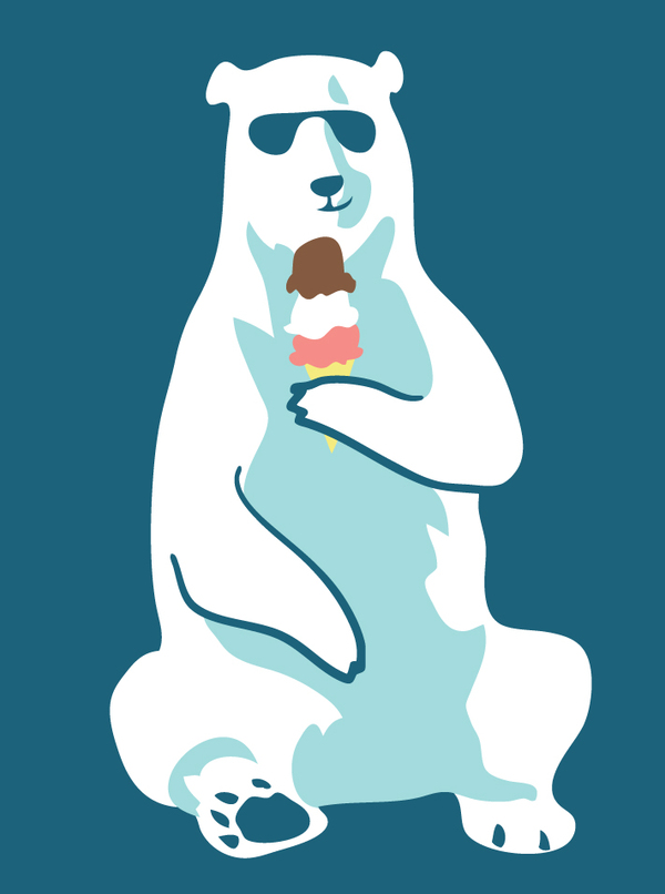bday-cool polar bear