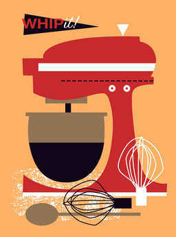 bday-retro stand mixer