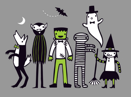 hall-monster lineup