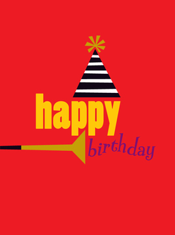bday-hat and horn