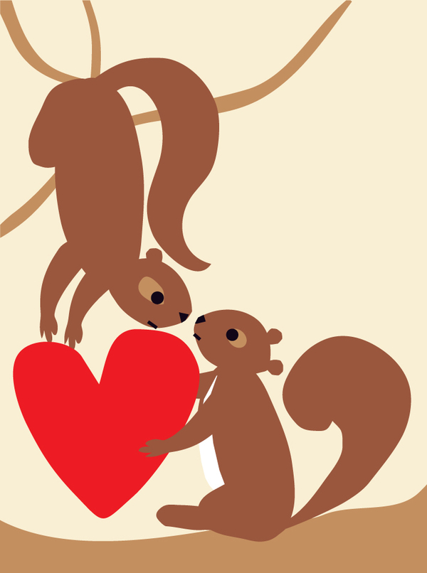 val-squirrels in love
