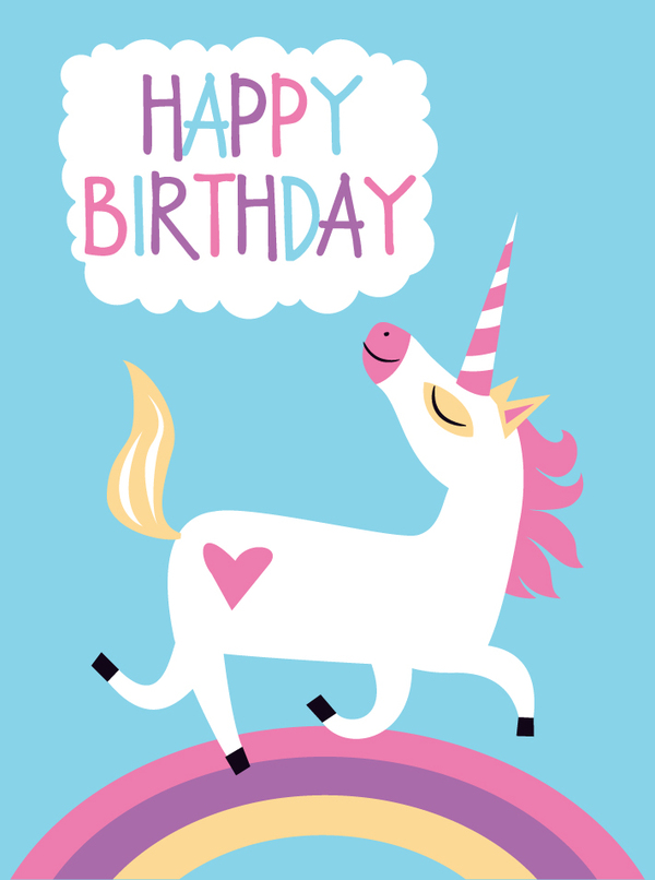 bday-awesome unicorn