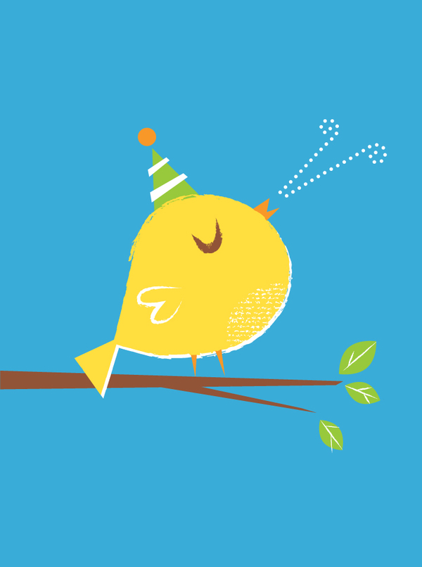 bday-whistling birdie