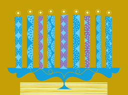 han-tabletop menorah