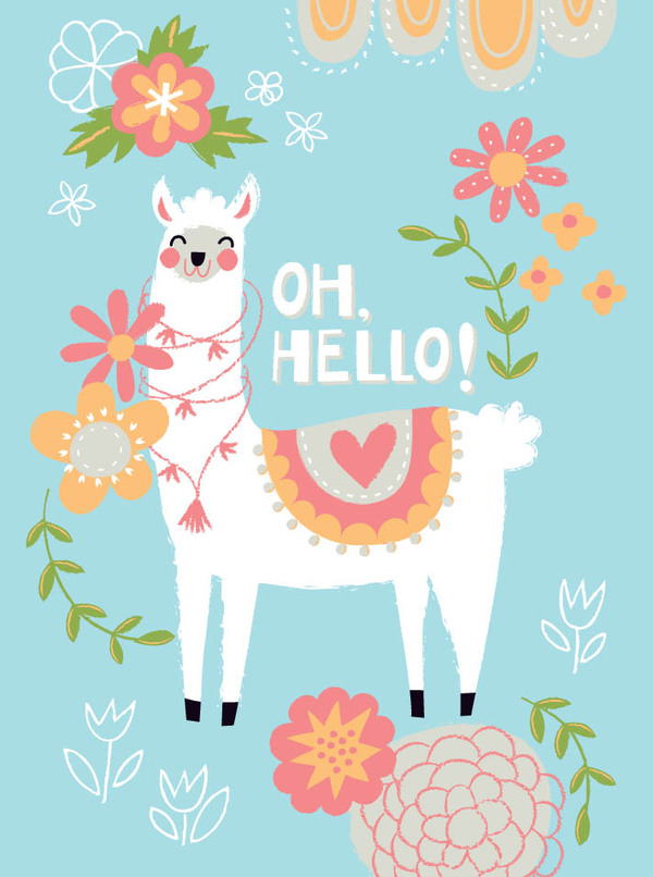 blank-oh hello llama