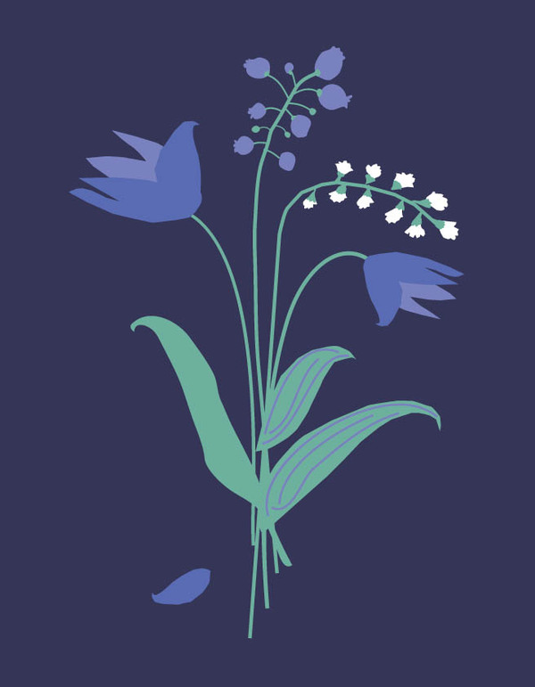 sympa-blue bouquet
