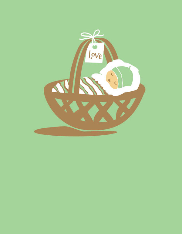 baby-baby in basket
