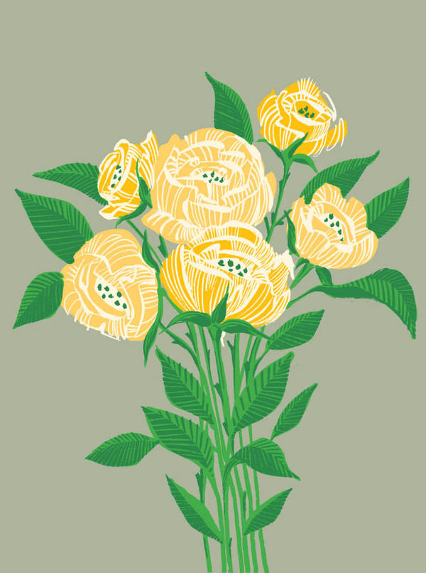 sympa-yellow peonies