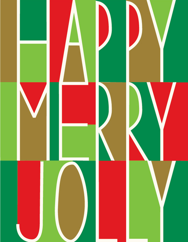 xmas-happy merry jolly