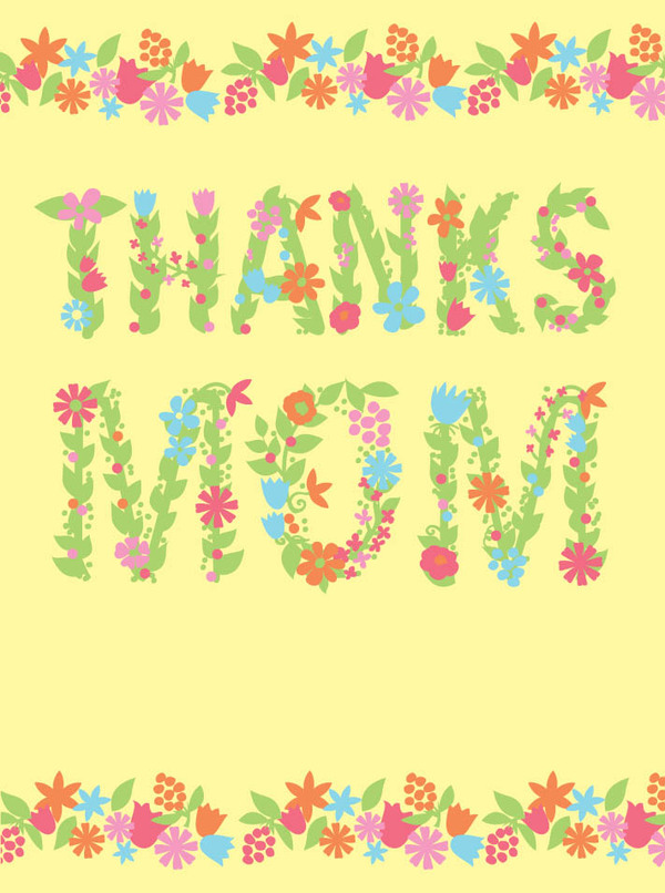 mothr-floral thanks mom